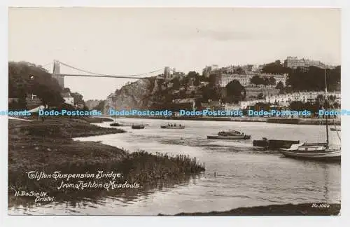 C006918 Clifton Hängebrücke von Ashton Meadows. H. B. Bristol. Nr. 1000.