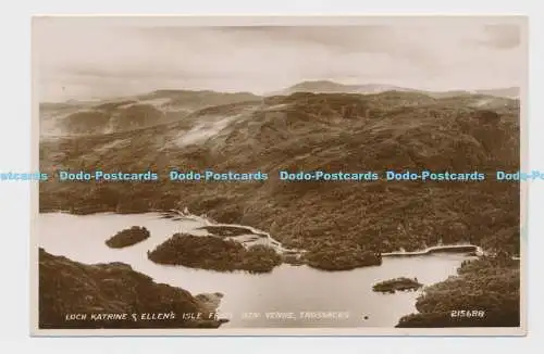 C008793 Loch Katrine und Ellens Isle von Ben Venue. Trossachs. 215688. Valentin