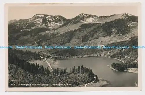 C008806 Spitzingsee mit Wurzhütte u. Valepper Almen. Georg Eitzenberger. Nr. 170