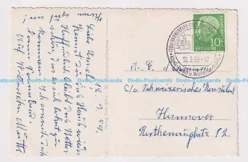 C007723 Winter. Dorf. Blick ins Haus. Stille. 1959