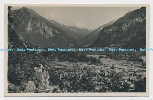 C006990 3137. Meiringen gegen die Grimsel. Wehrliverlag. Kilchberg. 1932