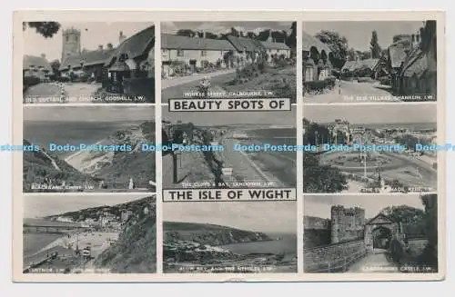 C007768 Schönheitsflecken der Isle of Wight. RP. 1961. Nahe. Multi View