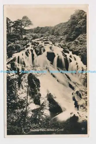 C009888 Swallow Falls. Bettys y Coed. 53. H. Jones. RP. 1938