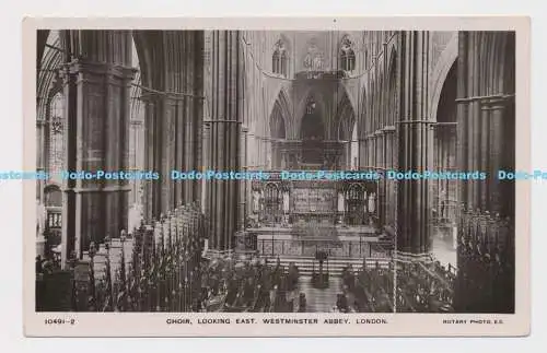 C008937 10491 2. Chor. Blick nach Osten. Westminster Abbey. London. Drehfoto. 1