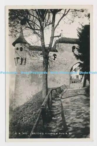 C009948 C M. 2622. Gruyeres. Remparts et Porte N.O. Libr. Ch. Morel. Bulle