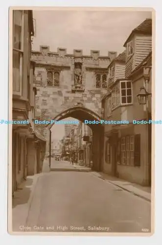 C009957 Tor und Hauptstraße schließen. Salisbury. 4526. Serie Sologloss. RP. E.A.