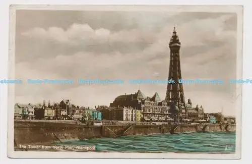 C007873 Tower vom North Pier. Blackpool. A34. Arco Serie