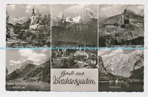 C009991 Gruss aus Berchtesgaden. Königsee. Hintersee. Ramsau. A. Hierzegger. Mul