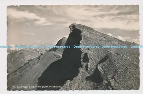 C009996 Kl. Scheidegg. Lauberhorn gegen Mannlichen. E. Goetz. 1947