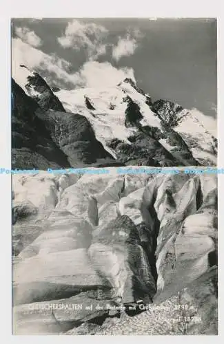 C009998 Gletscherspalten auf der Pasterze mit Großglockner. Monopol. 18238. Mo