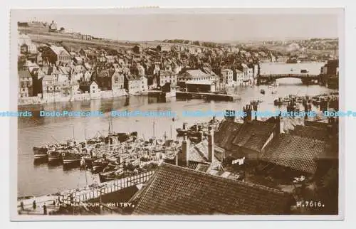 Hafen C007131. Whitby. H. 7616. Valentinstag. RP. 1957