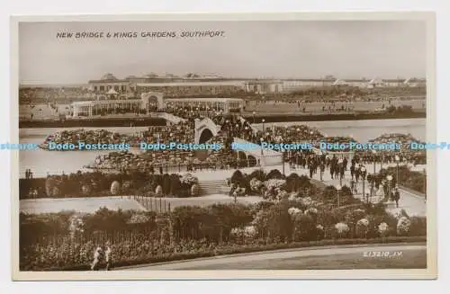 C007919 New Bridge and Kings Gardens. Southport. 213210. Valentinstag. RP