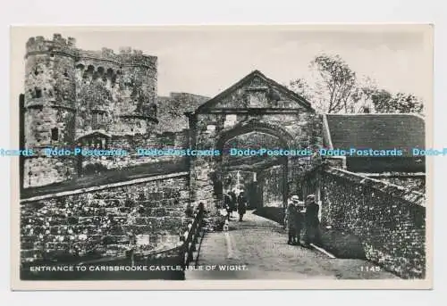 C010061 Eingang zum Carisbrooke Castle. Isle of Wight. 1145. RP. Nahe