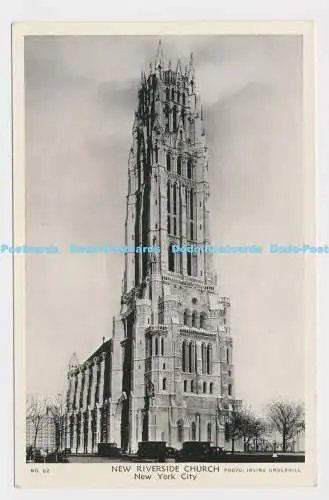 C009061 Nr. 62. New Riverside Church. New York City. Irving Underhill. Modern Se