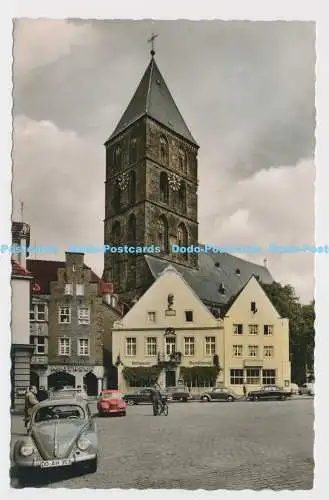 C009078 Rheine. I.W. Markt mit Stadtkirche und Ratsschanke. Cramers. Agfa. Orig