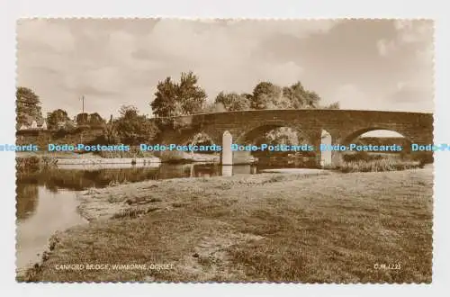 C010098 Canford Bridge. Wimborne. Dorset. C. M. 1235. RP. Donner und Clayden. 1