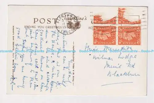 C010100 G 3367. Esplanade. Fleetwood. Valentinstag. RP. 1954