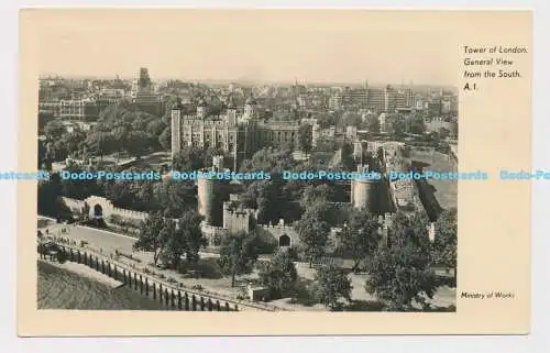 C011113 Tower of London. Gesamtansicht von Süden. A. 1. Arbeitsministerium. Krone