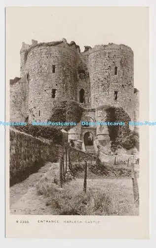 C009199 Eingang. Schloss Harlech. S3398. Kingsway Echtfotoserie