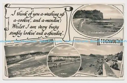 C011200 Teignmouth. Lilywhite. J. Woolverton. RP. 1959. Multi View