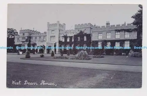 C011214 West Dean House. Postkarte. 1908