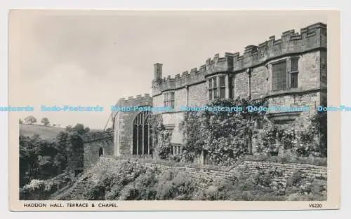 C010230 Haddon Hall. Terrasse und Kapelle. V6220. Photochrom