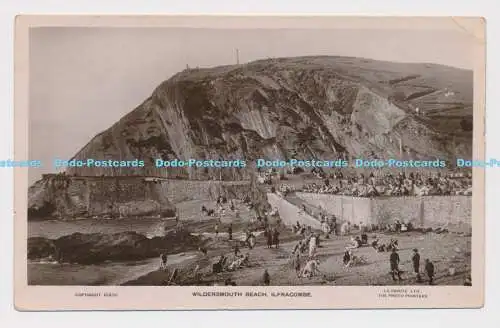 C008134 Ilfracombe. Wildersmouth Beach. Lilywhite. RP. 1927