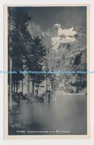 C009251 31535. Oeschinensee und Blumlisalp. Wehrli A.G. Zürich