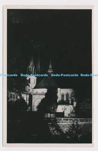 C009281 Luxembourg La Nuit. La Cathedrale. Nr. 184. Botschaften Paul Kraus. 1954