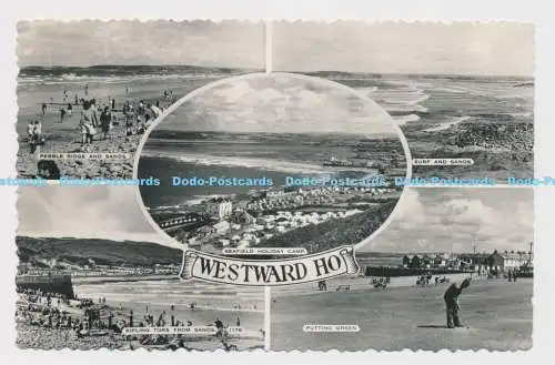 C008198 Westward Ho. 1176. Dearden und Wade. Sonniger Süden Echtfoto. 1963. Multi