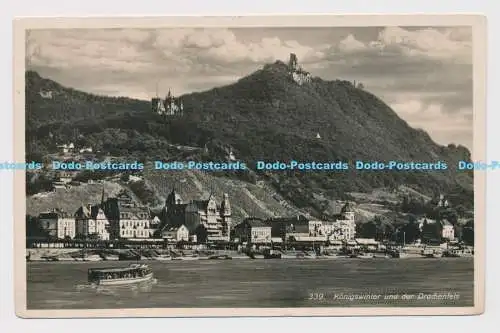 C010307 339. Königswinter und der Drachenfels. Hoursch und Bechstedt. Nr. 339. R