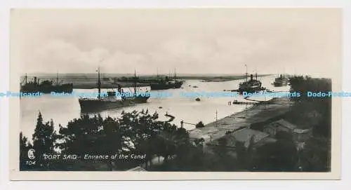 C011296 104. Port Said. Eingang des Kanals. Lehnert und Landrock. Ägypten