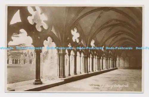 C011297 Kathedrale von Salisbury. Der Kreuzgang. E. A. Sweetman. Serie Sunshine. RP