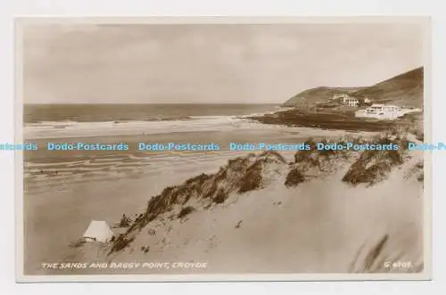 C011306 Sands und Baggy Point. Croyde. G. 6909. Valentinstag. RP