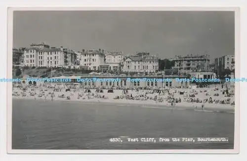 C008258 Bournemouth. West Cliff. vom Pier. Nahe. 1951