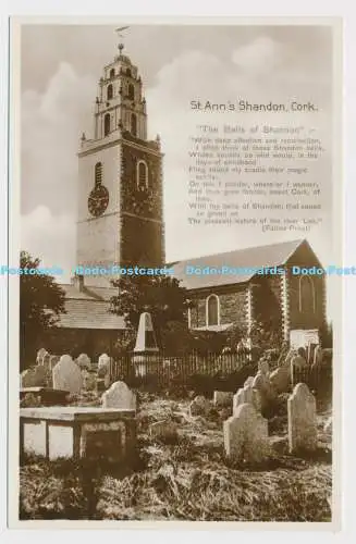 C009414 St. Anns Shandon. Kork. RP