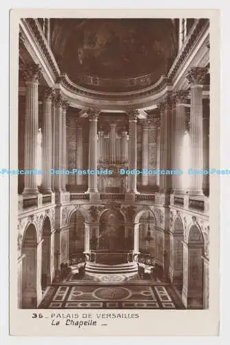 C009418 36. Palais de Versailles. La Chapelle. Edition des Musees Nationaux. Pal