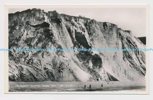 C008329 farbige Klippen. Alaun Bay. I.B.T. 510. RP. Dean. Bay Serie