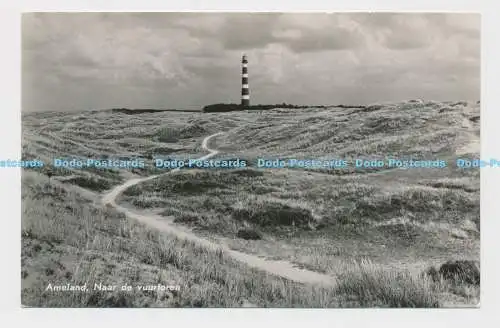 C011469 Ameland. Naar de vuurtoren. Uitg. Joh. v. d. Van Leer. 1960