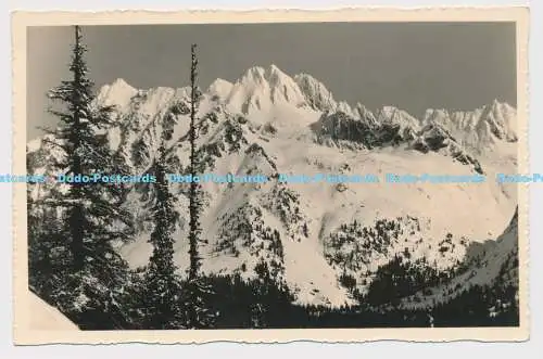 C008402 Vysoke Tatry. Pohlad s Patriena Kopky. Vel kou Vysokou a Zlobivou. Graf