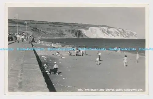 C011536 5231. Strand und Culver Cliffs. Sandown. I.W.RP. Nahe. 1955