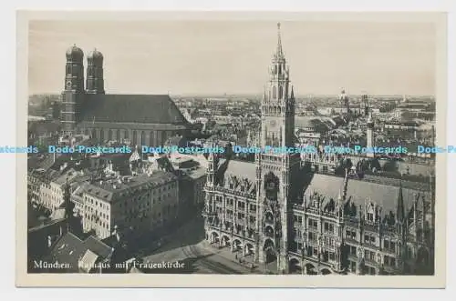 C008516 München. Rathaus mit Frauenkirche. A. Lengauer. Nr. 140