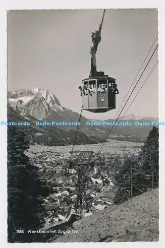 C009656 2553. Wankbahn mit Zugspitze. Foto Beckert. B. Johannes. Garmisch Parte