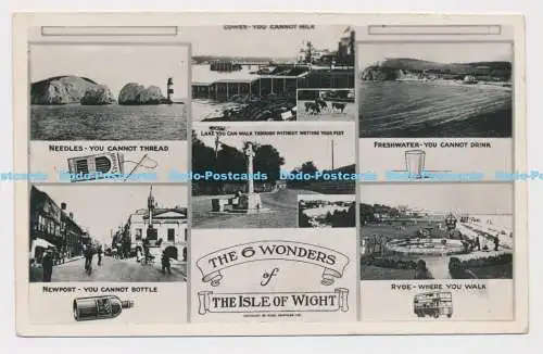 C011933 6 Wunder der Isle of Wight. RP. Nahe. Multi View