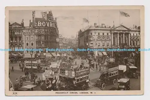 C013655 London. Piccadilly Circus. Kingsway Echtfotoserie. 1921