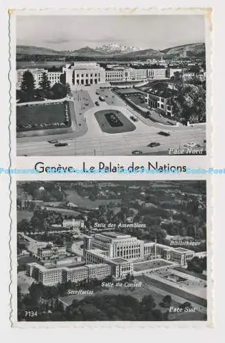 C013439 Geneve. Le Palais des Nations. Salle des Assemblees. Gesicht Nord. Jaeger.