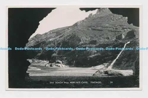 C015898 Tintagel. Der Strand von der Merlin-Höhle. R. Youlton. King Arthur Souvenir S