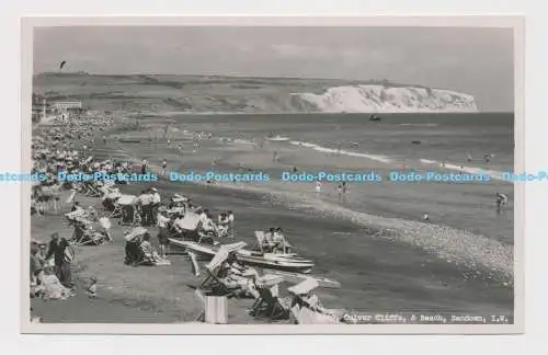 C014140 I.W. Sandown. Culver Cliffs und Strand. Nahe. RP