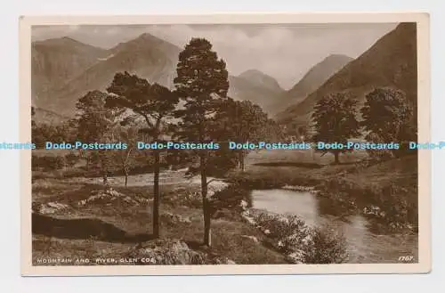 C015950 Glen Coe. Berg und Fluss. J. B. Weiß. RP