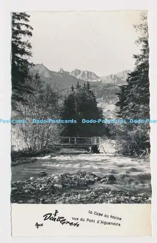 C014962 Les Diablerets. La Cape au Moine vue du Pont d Aiguenoire. J. Baudat. Ge